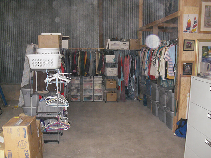 An organized garage